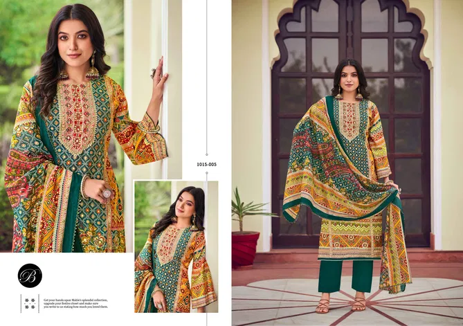 Nusrat Vol 3 By Belliza Modal Viscose Digital Printed Dress Material Orders In India